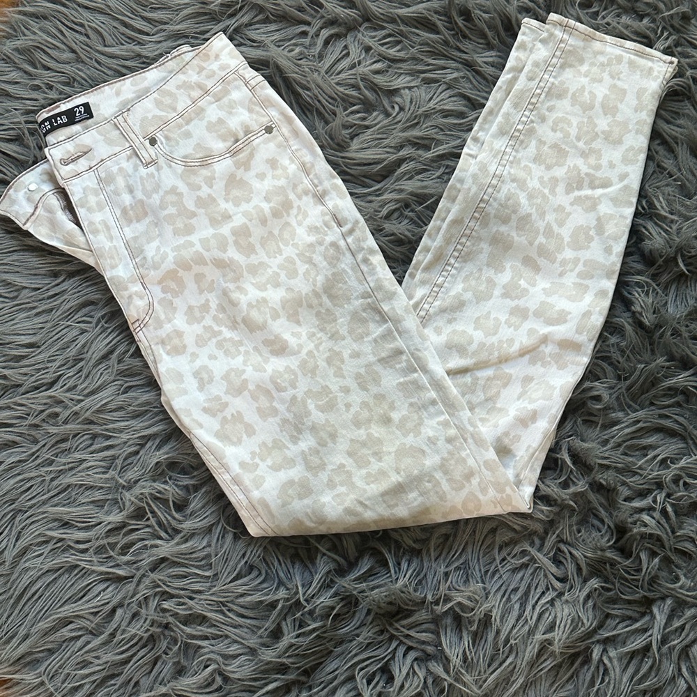 Leopard print pants